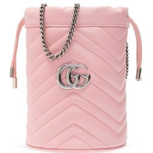 Pink Gucci Marmont Bag